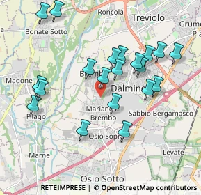 Mappa Via Pascolo, 24044 Dalmine BG, Italia (1.9075)