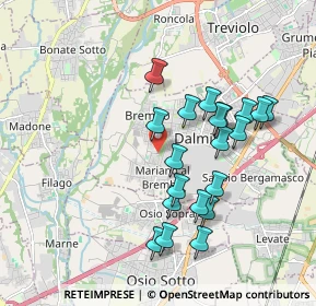 Mappa Via Pascolo, 24044 Dalmine BG, Italia (1.741)