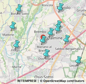 Mappa Via Pascolo, 24044 Dalmine BG, Italia (2.11182)