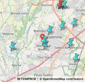 Mappa Via Pascolo, 24044 Dalmine BG, Italia (2.34091)