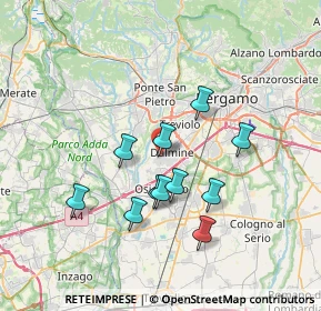 Mappa Via Pascolo, 24044 Dalmine BG, Italia (6.14455)