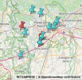 Mappa Via Pascolo, 24044 Dalmine BG, Italia (6.15364)