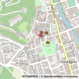 Mappa Via Mastini, 8, 36078 Valdagno, Vicenza (Veneto)