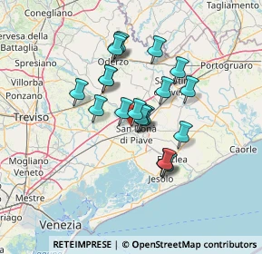 Mappa Via Cadore, 30027 San Donà di Piave VE, Italia (10.387)