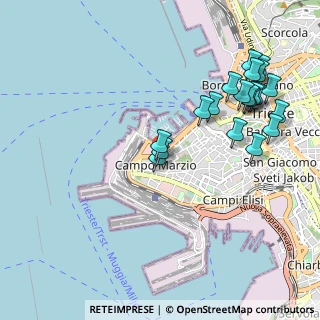 Mappa Via Giovanni e Demetrio Economo, 34123 Trieste TS, Italia (1.1245)