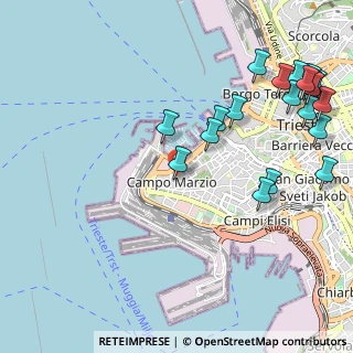 Mappa Via Giovanni e Demetrio Economo, 34123 Trieste TS, Italia (1.3365)