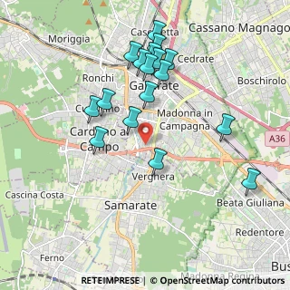 Mappa Via Casati, 21013 Gallarate VA, Italia (1.90412)