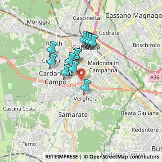 Mappa Via Casati, 21013 Gallarate VA, Italia (1.404)