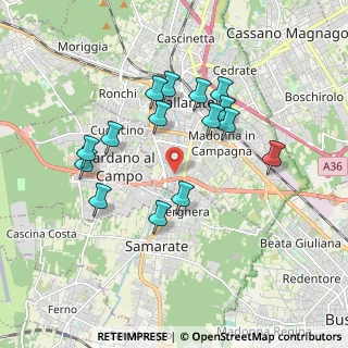 Mappa Via Casati, 21013 Gallarate VA, Italia (1.69933)