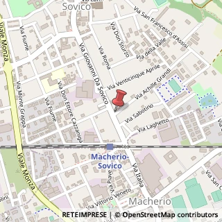 Mappa Via Giovanni da Sovico, 131, 20845 Sovico, Monza e Brianza (Lombardia)