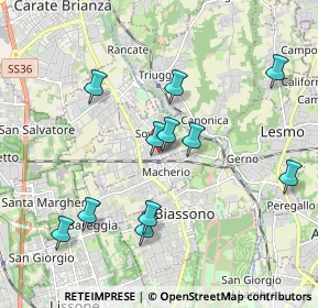Mappa Via Umberto I, 20845 Sovico MB, Italia (1.90545)