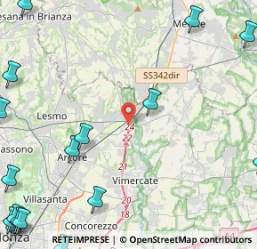 Mappa Via M. Buonarroti, 20865 Usmate Velate MB, Italia (7.64778)
