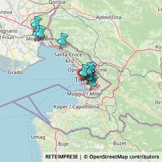 Mappa Via Guido Reni, 34123 Trieste TS, Italia (9.5575)