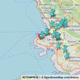 Mappa Androna Campo Marzio, 34123 Trieste TS, Italia (2.03118)