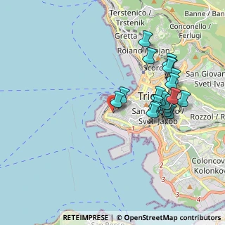 Mappa Androna Campo Marzio, 34123 Trieste TS, Italia (1.848)