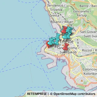 Mappa Androna Campo Marzio, 34123 Trieste TS, Italia (1.29)