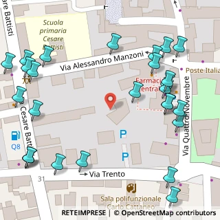 Mappa Via Trento, 20815 Cogliate MB, Italia (0.0963)