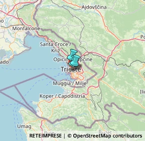 Mappa Via Petronio, 34138 Trieste TS, Italia (61.83071)