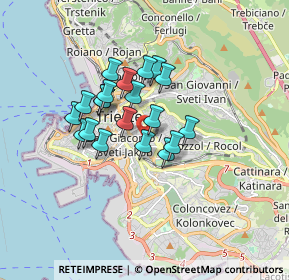 Mappa Via Petronio, 34138 Trieste TS, Italia (1.2415)