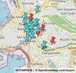 Mappa Via Petronio, 34138 Trieste TS, Italia (0.648)