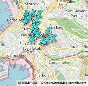 Mappa Via Petronio, 34138 Trieste TS, Italia (0.685)