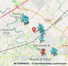 Mappa Via Nicolò Tommaseo, 30027 San Donà di Piave VE, Italia (1.7075)
