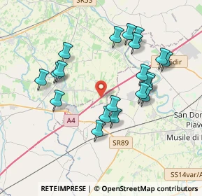 Mappa A4 Torino - Trieste, 31050 Meolo VE, Italia (3.612)