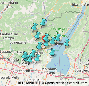 Mappa Via A. Poli, 25079 Vobarno BS, Italia (11.19533)