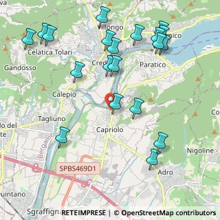 Mappa Via Giovanni Niggeler, 25031 Capriolo BS, Italia (2.469)