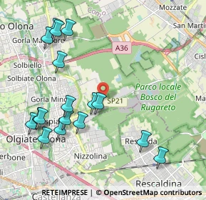 Mappa Via Luigi Einaudi, 21055 Gorla Minore VA, Italia (2.31882)