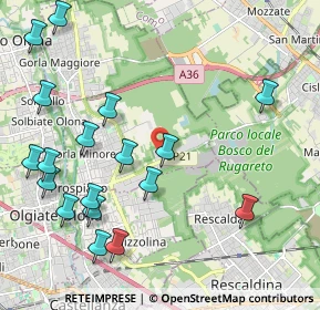 Mappa Via Luigi Einaudi, 21055 Gorla Minore VA, Italia (2.50556)