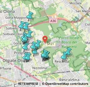 Mappa Via Luigi Einaudi, 21055 Gorla Minore VA, Italia (1.8105)