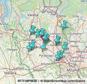 Mappa Via Luigi Einaudi, 21055 Gorla Minore VA, Italia (9.22625)