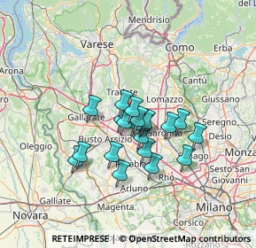 Mappa Via Luigi Einaudi, 21055 Gorla Minore VA, Italia (9.251)