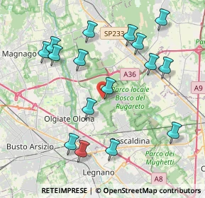 Mappa Via Luigi Einaudi, 21055 Gorla Minore VA, Italia (4.30813)