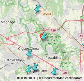 Mappa Via Luigi Einaudi, 21055 Gorla Minore VA, Italia (6.43182)