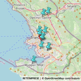 Mappa Via Petronio, 34141 Trieste TS, Italia (2.44727)