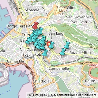 Mappa Via Petronio, 34141 Trieste TS, Italia (0.6265)