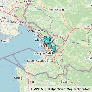 Mappa Via Petronio, 34141 Trieste TS, Italia (44.22286)