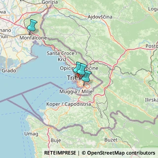 Mappa Via Petronio, 34141 Trieste TS, Italia (45.08357)
