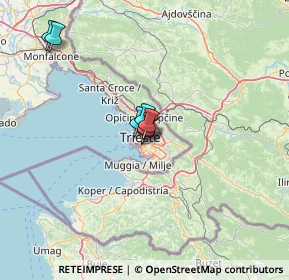 Mappa Via Petronio, 34141 Trieste TS, Italia (21.90091)