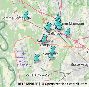 Mappa Via Giacomo Matteotti, 21010 Cardano Al Campo VA, Italia (3.01583)