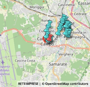Mappa Via Giacomo Matteotti, 21010 Cardano Al Campo VA, Italia (1.474)