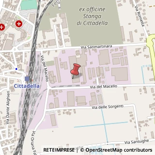 Mappa Via dell Macello, 26, 35013 Cittadella, Padova (Veneto)