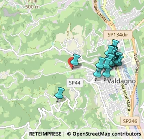 Mappa Contrada Cracchi, 36078 Valdagno VI, Italia (0.9345)