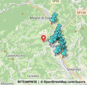 Mappa Contrada Cracchi, 36078 Valdagno VI, Italia (1.38294)