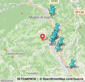 Mappa Contrada Cracchi, 36078 Valdagno VI, Italia (1.62636)
