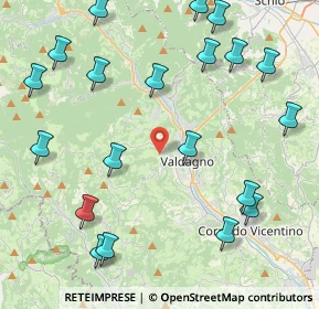 Mappa Contrada Cracchi, 36078 Valdagno VI, Italia (5.299)