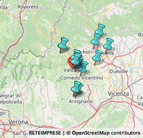 Mappa Contrada Cracchi, 36078 Valdagno VI, Italia (8.08533)