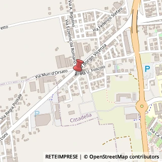Mappa Via Borgo Vicenza, 189, 35013 Cittadella, Padova (Veneto)